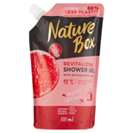 Nature Box revitalizující sprchový gel Pomegranate náhradní náplň 500ml
