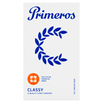 Primeros Classy kondomy z kvalitního latexu s rozšířeným anatomickým tvarem a svěží vůní, 12 ks