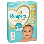 Pampers Premium Care Velikost 3, 78 Dětské Plenky, 6kg-10kg