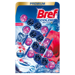 Bref Color Aktiv Flower tuhý WC blok 4 x 50g