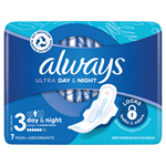 Always Ultra Hygienické Vložky Day & Night (V3) S Křidélky  ks