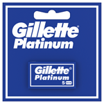 Gillette Platinum Žiletky Do Pánského Holicího Strojku, 5 Ks