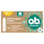 O.B. Normal organické tampony 16 ks
