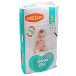 Happy Mimi Flexi Comfort dětské pleny 4 Maxi Jumbo balení 74 ks 