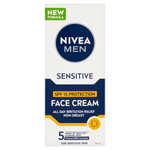 Nivea Men Sensitive Ochranný pleťový krém OF 15 75ml
