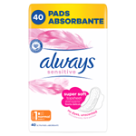 Always Platinum Normal Hygienické Vložky S Křidélky 40 ks