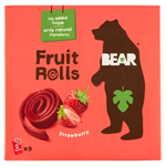 BEAR Fruit Rolls Jahoda ovocné rolované plátky 5 x 20g