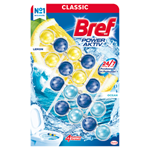 Bref Power Aktiv Lemon Ocean tuhý WC blok 4 x 50g