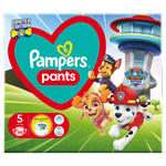 Plenkové Kalhotky Pampers Baby-Dry Edice Paw Patrol Velikost 5, 66 Plenek, 12kg - 17kg