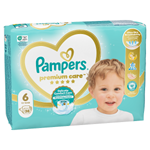 Pampers Premium Care Velikost 6, 38 Dětské Plenky, 13kg-18kg