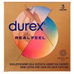 Durex Real Feel Regular Fit kondomy 3 ks