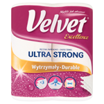 Velvet Excellence Ultra Strong kuchyňské utěrky 3 vrstvy 2 role