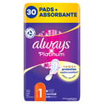 Always Platinum Normal Hygienické Vložky S Křidélky 30 ks