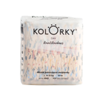 KOLORKY DAY  jednorázové eko plenky déšť a duhy - L (8-13 kg), 19 ks. Pro slevu 10% při koupi 2 kusů zadejte v košíku EAN: 9985910007442