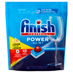 Finish Powerball Power All in 1 Lemon Sparkle tablety do myčky nádobí 48 ks 768g