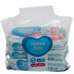 Happy Mimi Dětské vlhčené ubrousky 99% vody 180ks