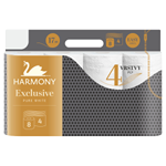 Harmony Exclusive Pure White toaletní papír 4 vrstvy 8 ks