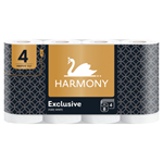 Harmony Exclusive Pure White toaletní papír 4 vrstvy 8 ks