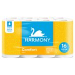 Harmony Comfort White toaletní papír 2 vrstvy 16 ks