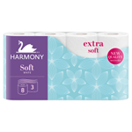 Harmony Soft White toaletní papír 3 vrstvy 8 ks