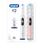 Oral-B iO – 6 – Bílý A Růžový Elektrický Zubní Kartáček S Designem Od Brauna