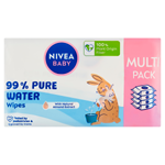 Nivea Baby 99% Pure Water Čisticí ubrousky 4 x 57 ks