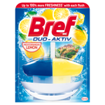 Bref Duo-Aktiv Mediterranean Lemon tekutý WC blok náhradní náplň 50ml