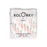 KOLORKY DAY jednorázové eko plenky květy - L (8-13 kg), 19 ks. Pro slevu 10% při koupi 2 kusů zadejte v košíku EAN: 9985910007442
