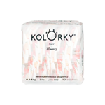 KOLORKY DAY jednorázové eko plenky květy - M (5-8 kg), 21 ks. Pro slevu 10% při koupi 2 kusů zadejte v košíku EAN: 9985910007442