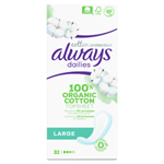Always Dailies Cotton Protection Intimky Large 32 ks