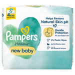 Pampers Harmonie New Baby Dětské Čisticí Ubrousky 4 Balení = 184 Ubrousků