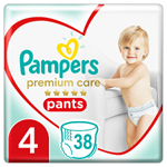 Plenkové Kalhotky Pampers Premium Care Velikost 4,  Kusů, 9kg-15kg