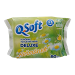 Q-Soft Vlhčený toaletní papír Deluxe s vůní heřmánku 60 ks