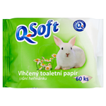 Q-Soft Vlhčený toaletní papír s vůní heřmánku 60 ks