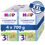 HiPP Batolecí mléko 3 Junior Combiotik  4x700g