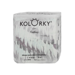 KOLORKY DAY jednorázové eko plenky peří - L (8-13 kg), 19 ks. Pro slevu 10% při koupi 2 kusů zadejte v košíku EAN: 9985910007442