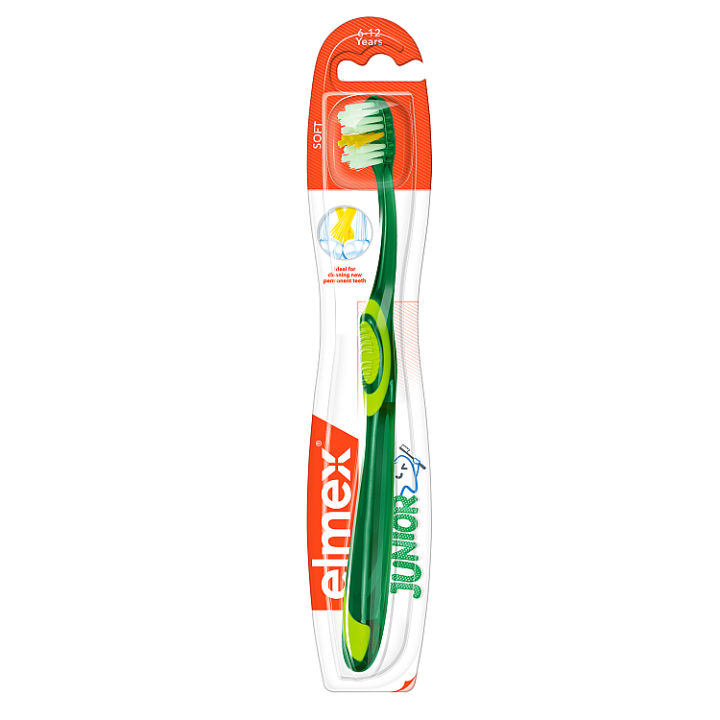 E-shop elmex®Junior dětský zubní kartáček měkký pro děti ve věku 6-12 let 1ks