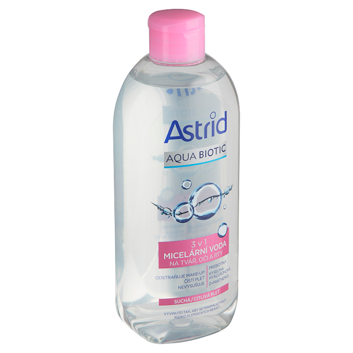 E-shop Astrid Aqua Biotic micelární voda 3v1 400ml