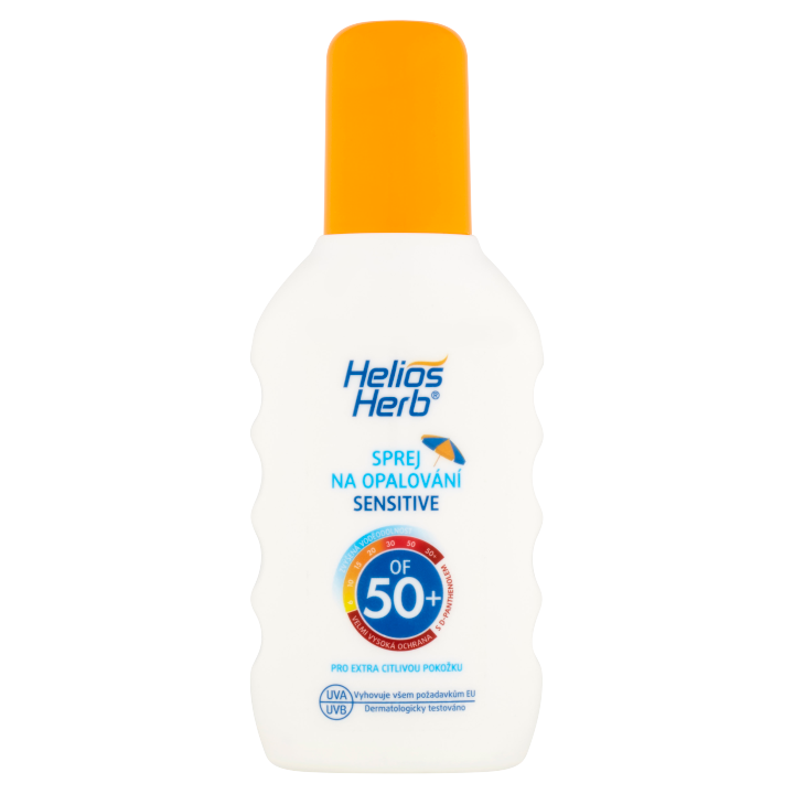 E-shop Helios Herb Sprej na opalování Sensitive OF 50+ 200ml