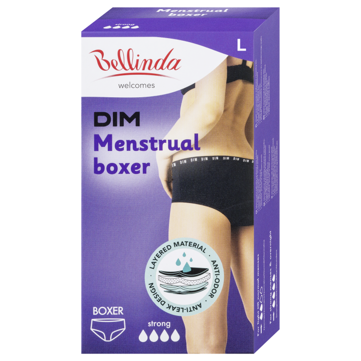E-shop Bellinda menstruační boxerky pro silnou menstruaci vel.L, 1ks
