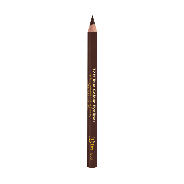 E-shop Dermacol 12H True Colour Eyeliner č.6 - dark brown