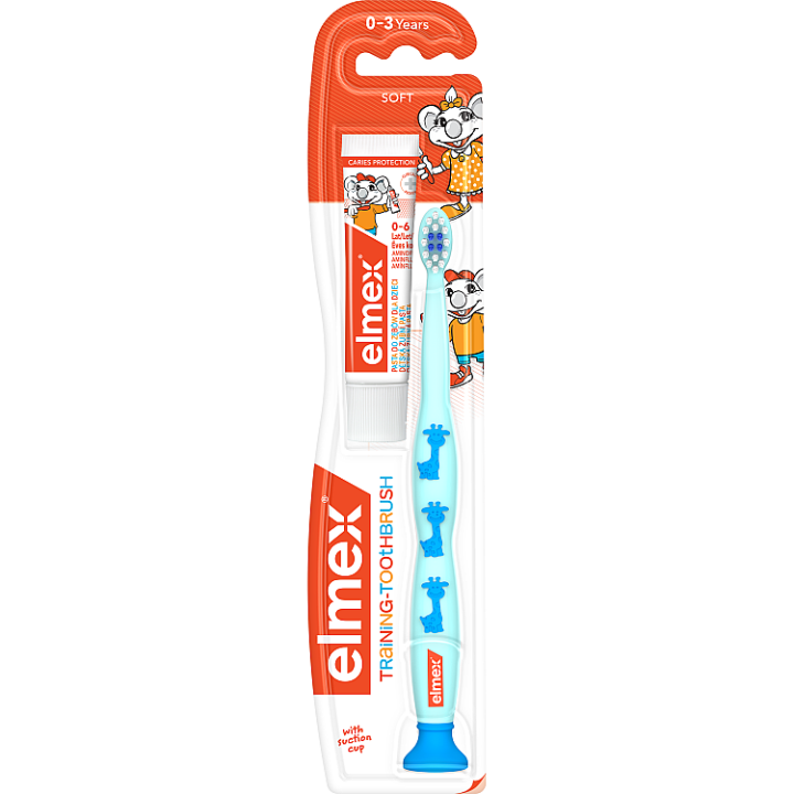 E-shop elmex® Kids cvičný dětský zubní kartáček pro děti ve věku 0-3 let 1ks