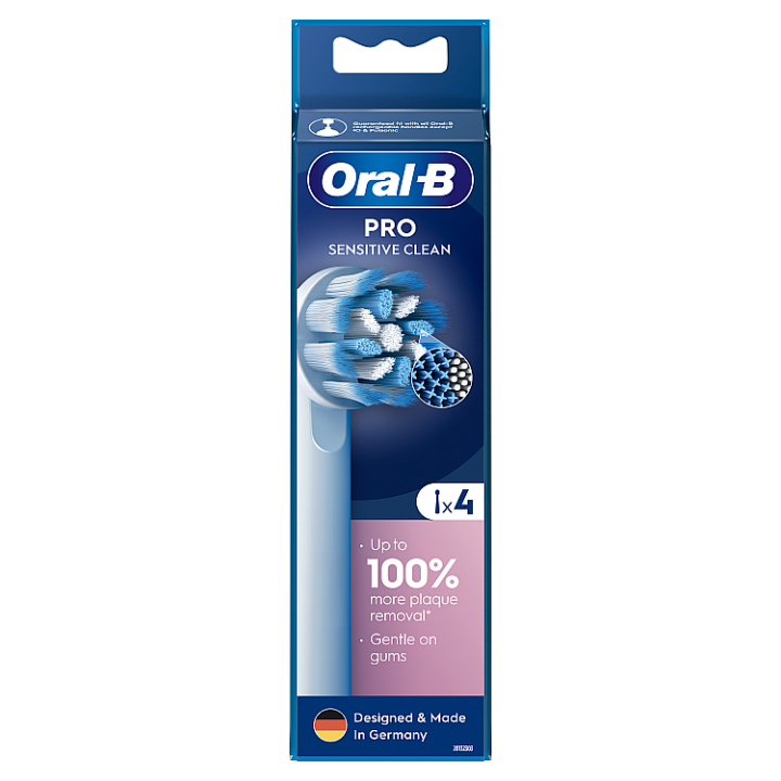 E-shop Oral-B Pro Sensitive Clean Kartáčkové Hlavy, 4 ks