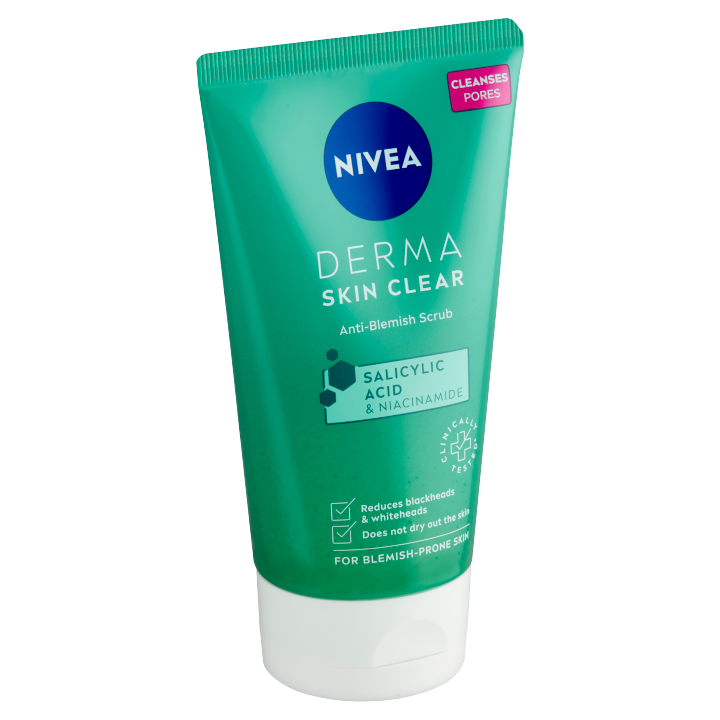 E-shop Nivea Derma Skin Clear Čisticí pleťový peeling 150ml