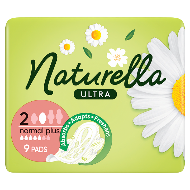 E-shop Naturella Ultra Normal Plus Velikost 2 Vložky S Křidélky 9 ks