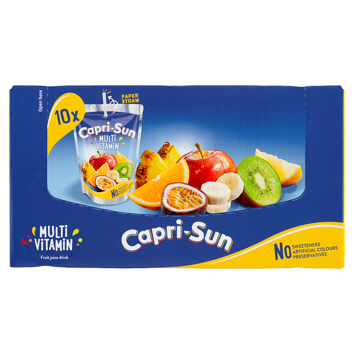 E-shop Capri-Sun Multivitamin nesycený nealkoholický ovocný nápoj 10 x 200ml