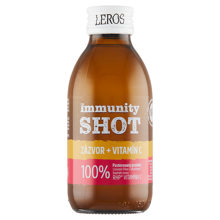 E-shop Leros Immunity Shot zázvor + vitamín C 150ml