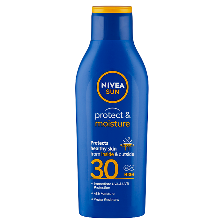 E-shop Nivea Sun Protect & Moisture Hydratační mléko na opalování OF 30 200ml