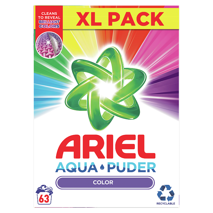 Ariel AquaPuder Color Prací Prášek 63 Praní
