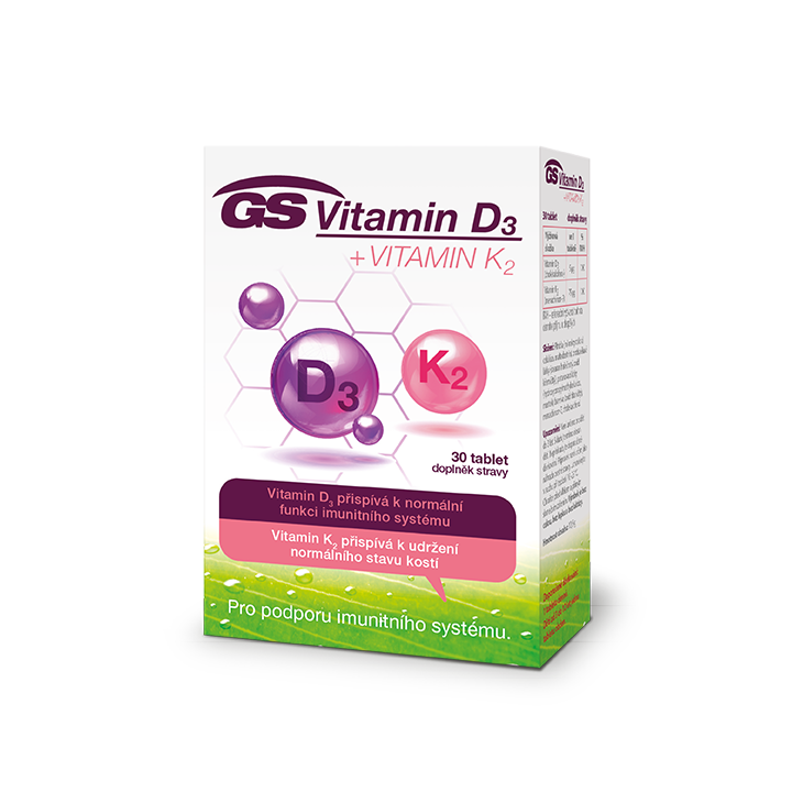 E-shop GS Vitamin D3+K2 (30tbl/kra)